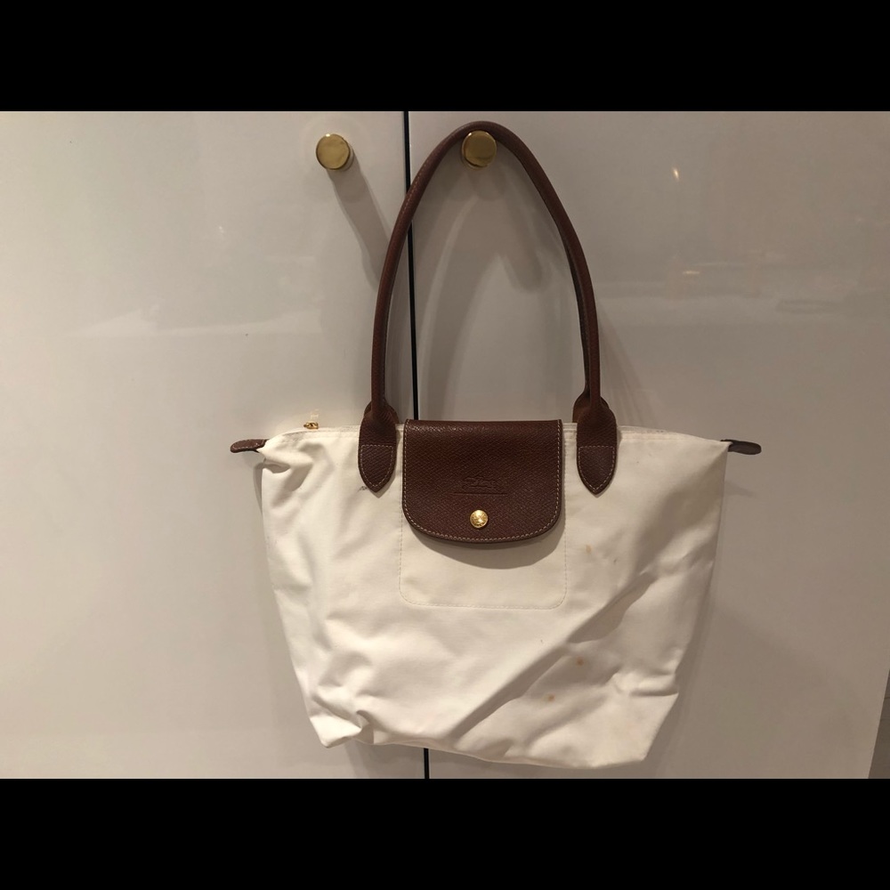 Small White Longchamp Bag